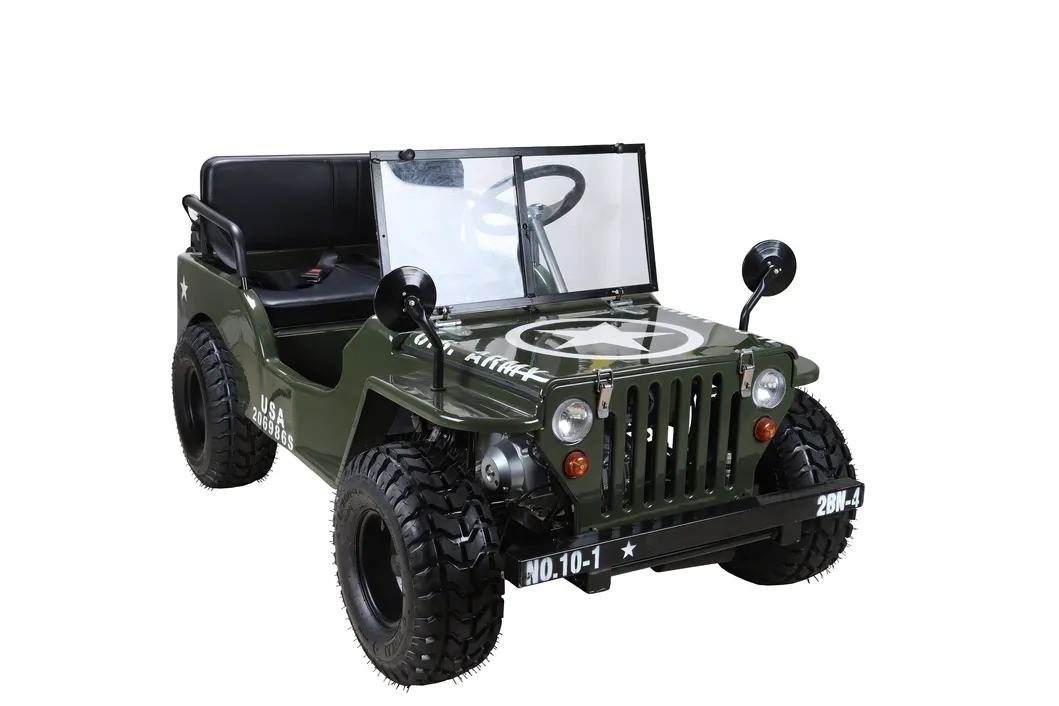 Mini Jeep with Spare Tyre 150cc Engine Gas Powered Motorcycle off Road Racing Bicycle Vehicle Sport ATV