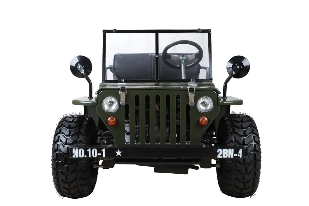 Mini Jeep with Spare Tyre 150cc Engine Gas Powered Motorcycle off Road Racing Bicycle Vehicle Sport ATV