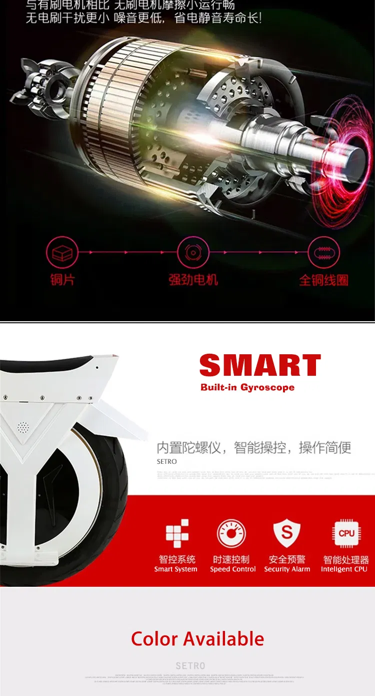 Monowheel Electric Scooter 1 Wheel Electric Scooter Onewheel, Single Wheel Balance Electric Scooter