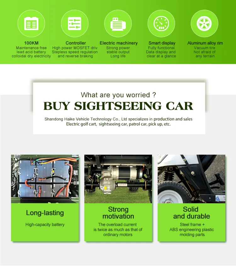 New Haike Buggy/Golf Carts Electric Golf Cart Hkev-G2