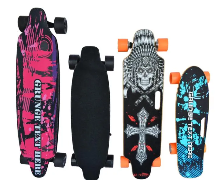 Newest 4 Wheel Dragon Skateboard Four Wheel Electric Powered Skateboard Longboard for Adult