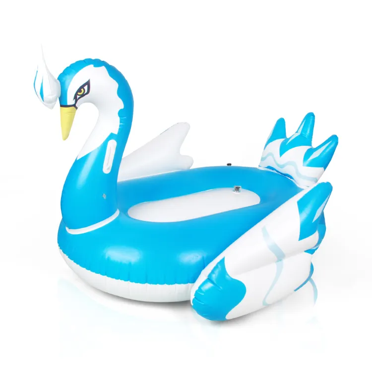 Non-Phthalate PVC Cheap Floating Speaker Solar Lights Inflatable Animal Pool Rider