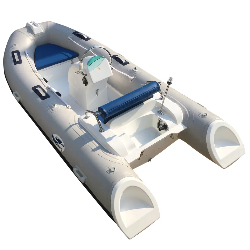 Rib Boat Firberglass Boat Rigid Inflatable Rescue Boat for Sale