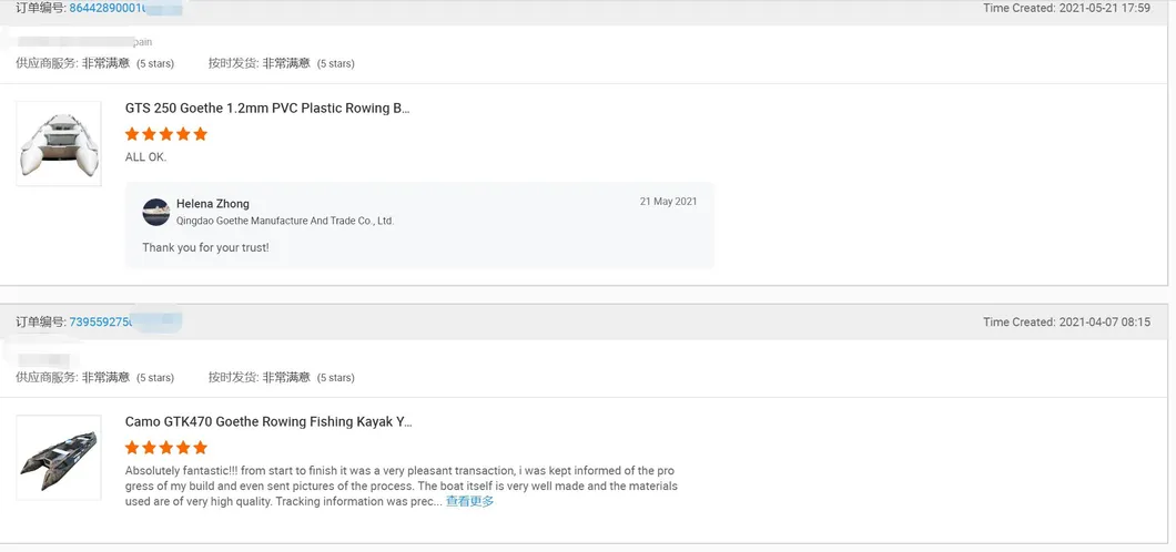 Rigid Inflatable Boat Sport Boat Gts300 Rescue Bateau Gonflable Rafting Sailing Hors Bord Stabicraft