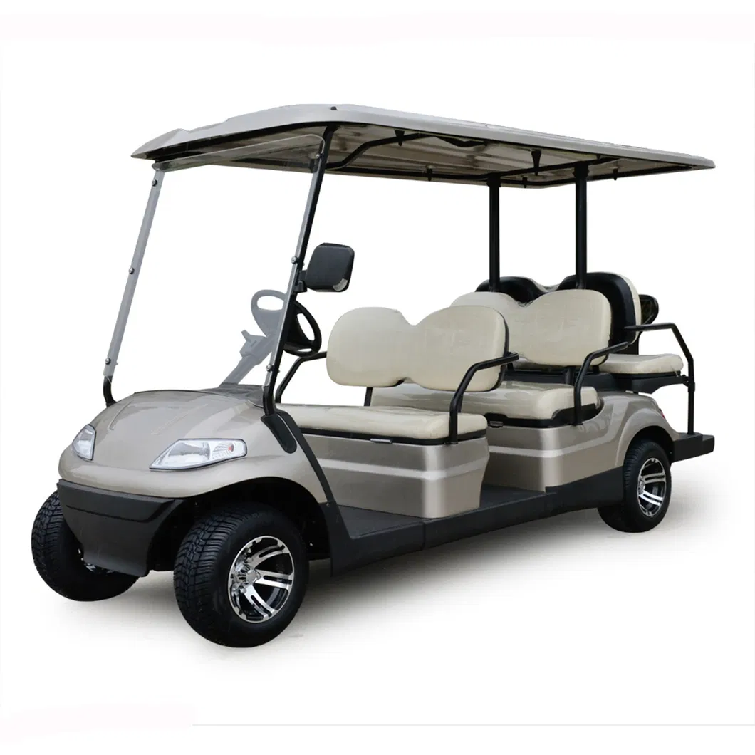 Sightseeing Club Car Long Durability High Quality 6 Seaters Golf Buggy with Windshield