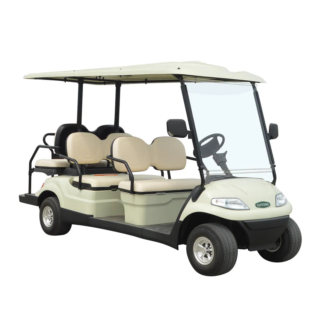 Sightseeing Club Car Long Durability High Quality 6 Seaters Golf Buggy with Windshield