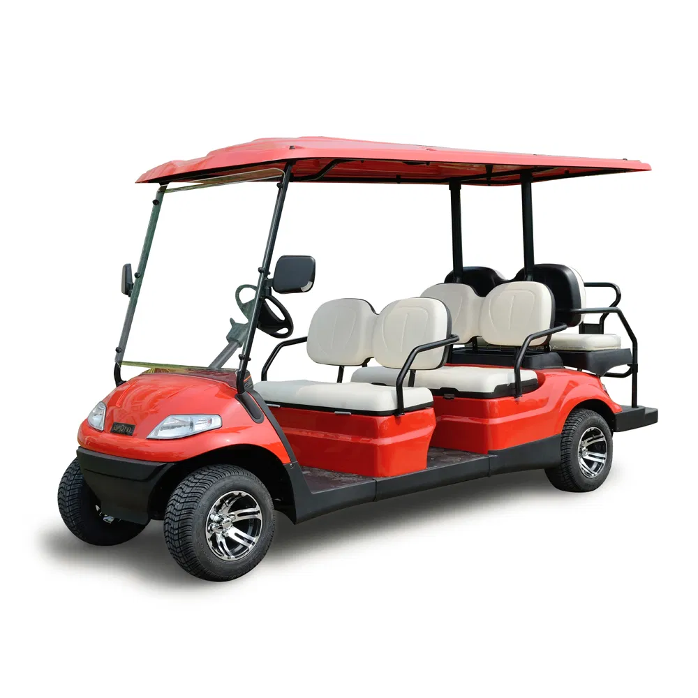 Sightseeing Club Car Long Durability High Quality 6 Seaters Golf Buggy with Windshield