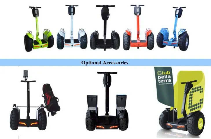 Two Wheeled Balance Electric Scooter Chariot with Ce Approved 60km-70km