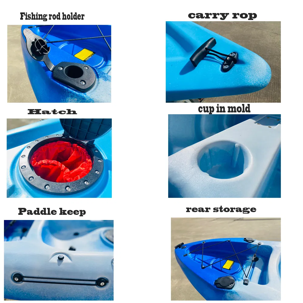 Wholesale Cheap Kayaks Youth Solo Kayak 9 FT Small Boat for Sale