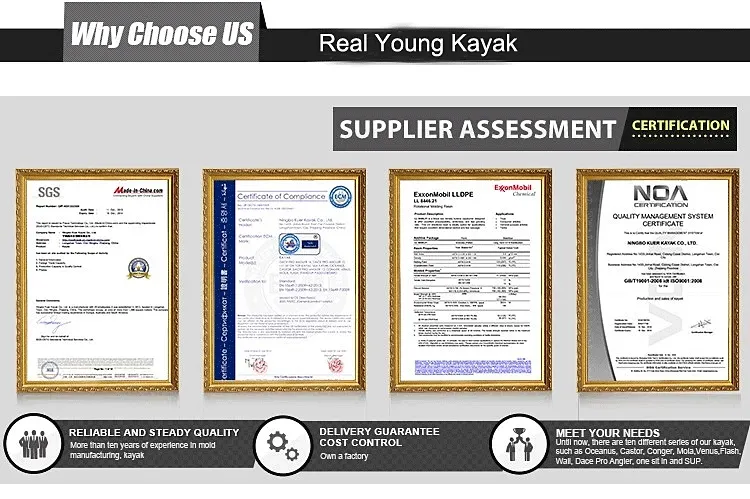 Wholesale Cheap Kayaks Youth Solo Kayak 9 FT Small Boat for Sale