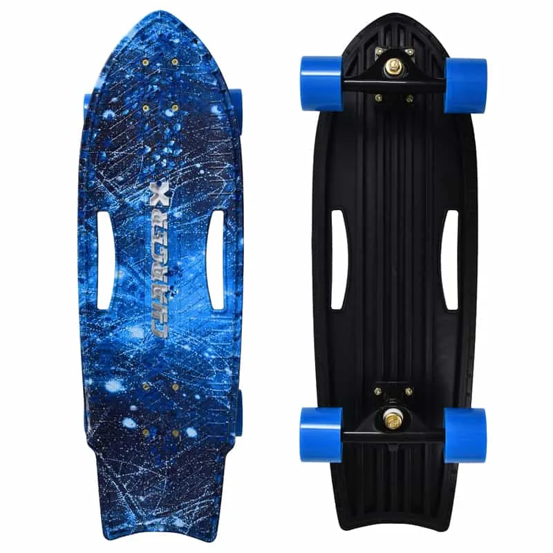 Wholesale Cruiser Carving Free-Style and Downhill Surf Skateboard Complete Skateboard Surf Skate Hydro Printing Series Galaxy