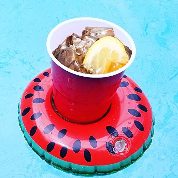 Wholesale PVC Inflatable Fruit Pool Float Cup Tray