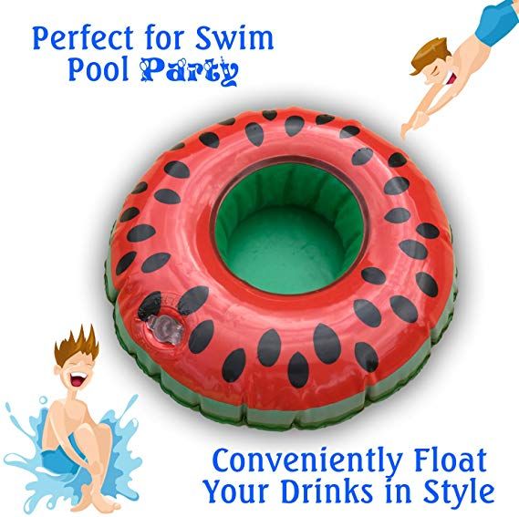 Wholesale PVC Inflatable Fruit Pool Float Cup Tray